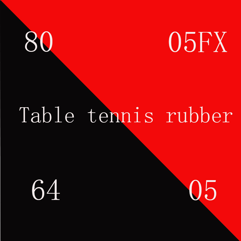Table Tennis Eleven - Verkauf hochwertige rote Schwamm Tischtennis Gummiklinge