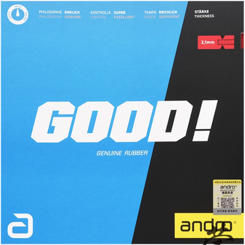 Table Tennis Games - Andro GOOD Tischtennisbelag Nicht klebrig, hohe