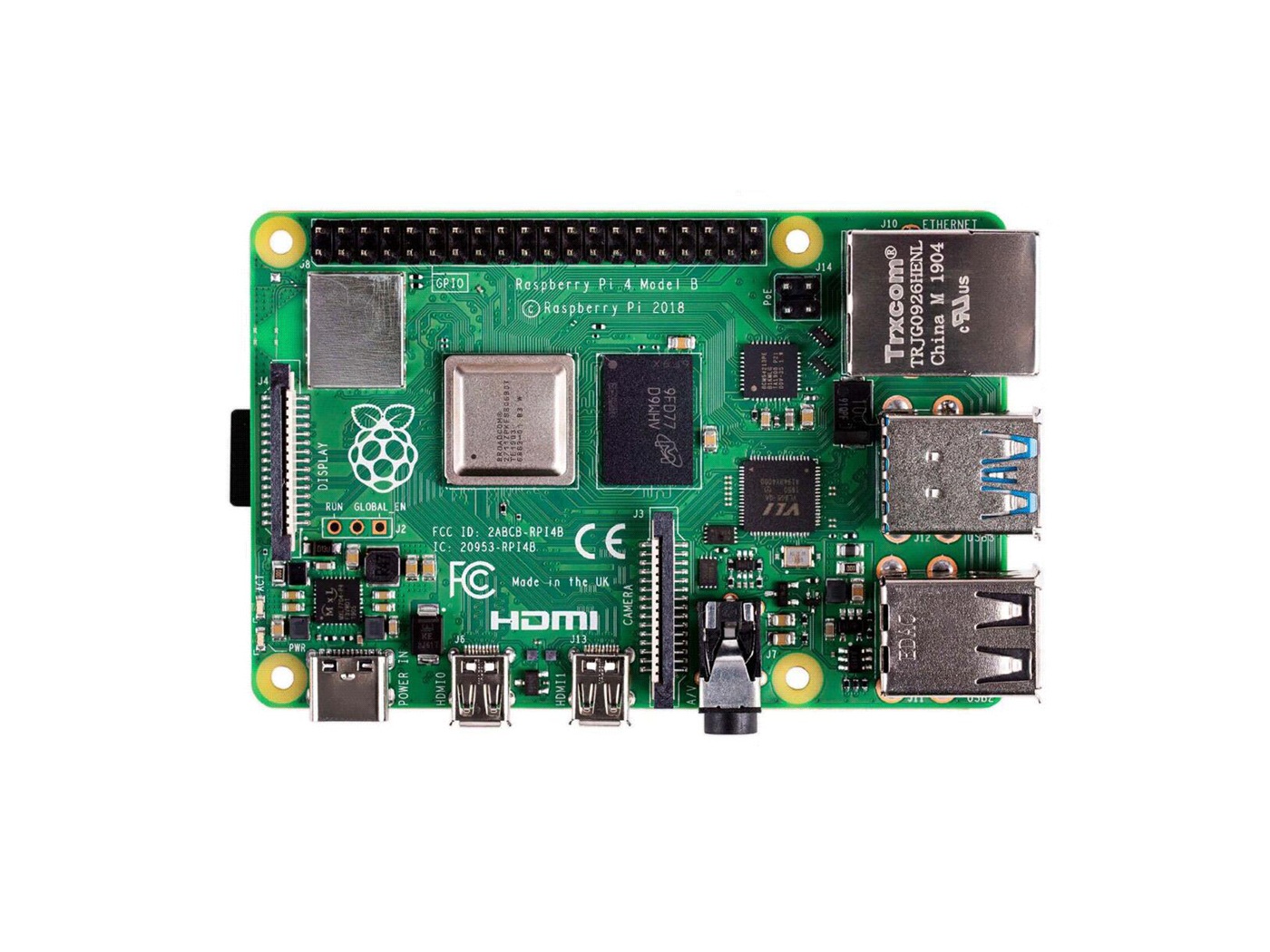 Table Tennis Zone - Raspberry Pi 4 Computer Modell B,