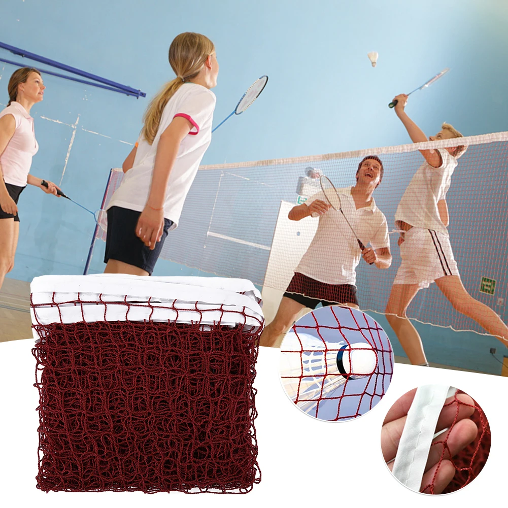 Table Tennis Zone - Badminton-Netz, Polypropylen-Badminton-Ersatznetz, einfache Einrichtung, Badminton-Netz, Ersatz