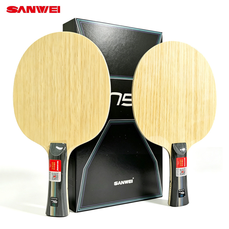 Table Tennis Eleven - SANWEI 75R 75G Tischtennisschläger Professionelles 5+2