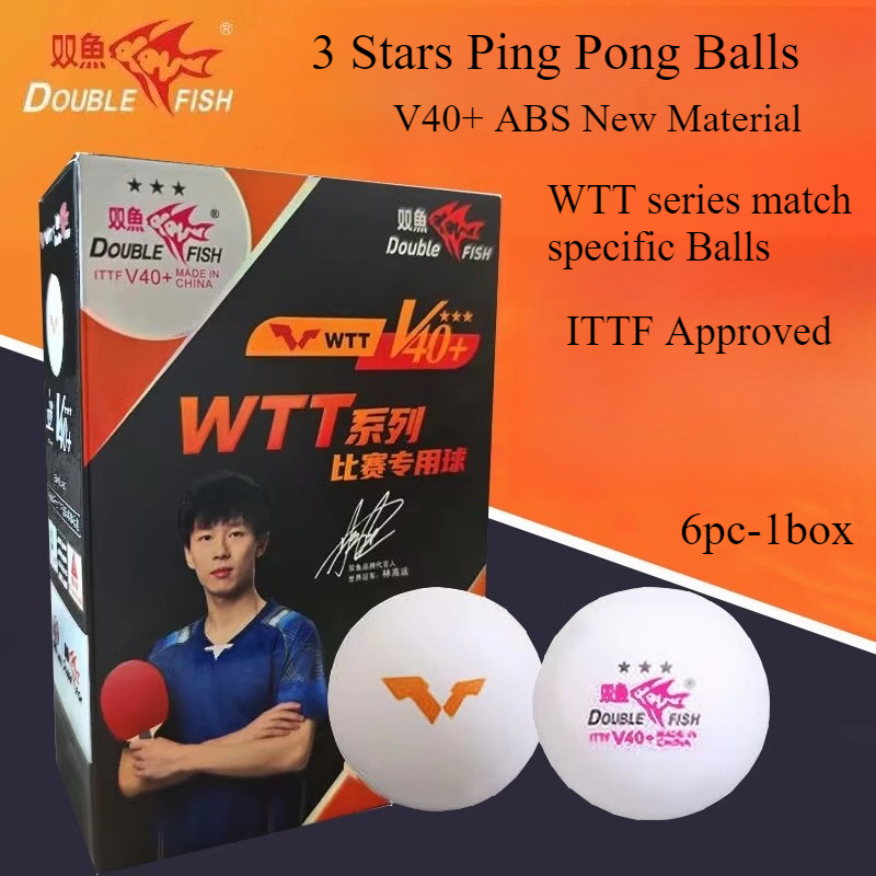 Table Tennis Match - 1/2/3BOX DOUBLE FISH 3 Stars ITTF