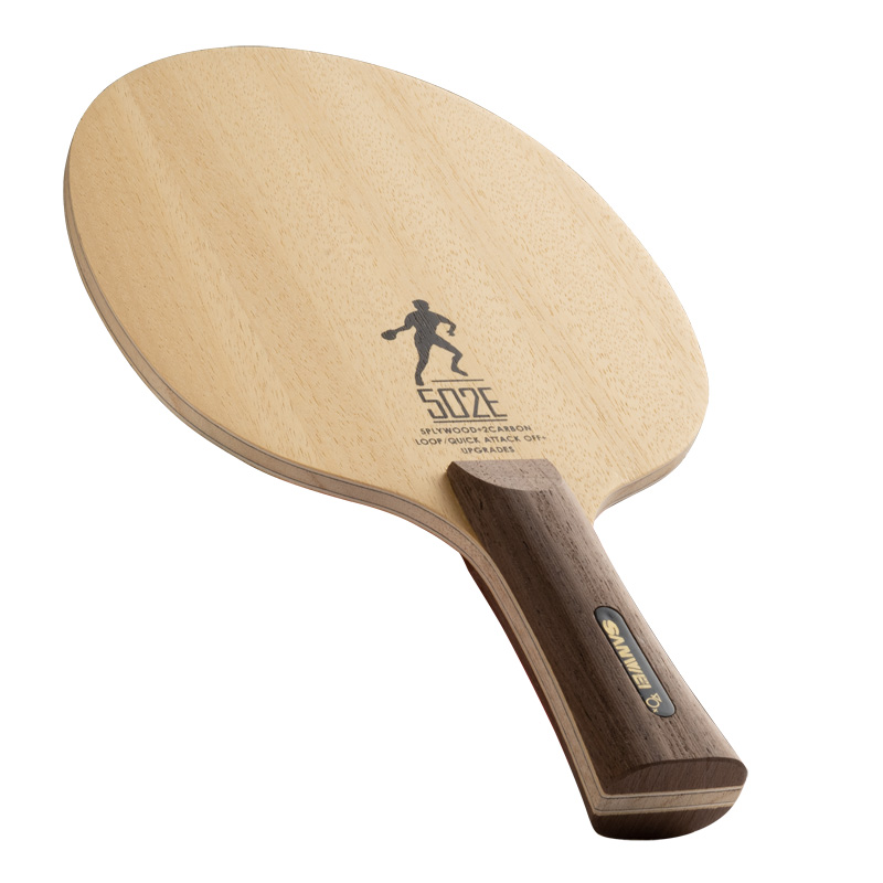Table Tennis Custom Bat - SANWEI 502E Tischtennis Blade Schläger Carbon