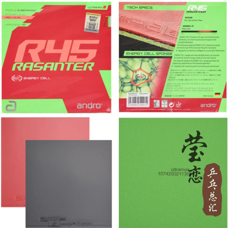 Table Tennis Games - Andro Rasanter R45 47 50 C45