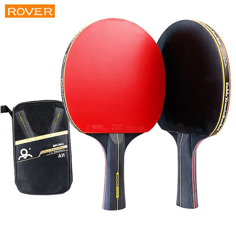 Table Tennis Match - 5/6 Stern Tischtennisschläger, 2 Stück, professionelles