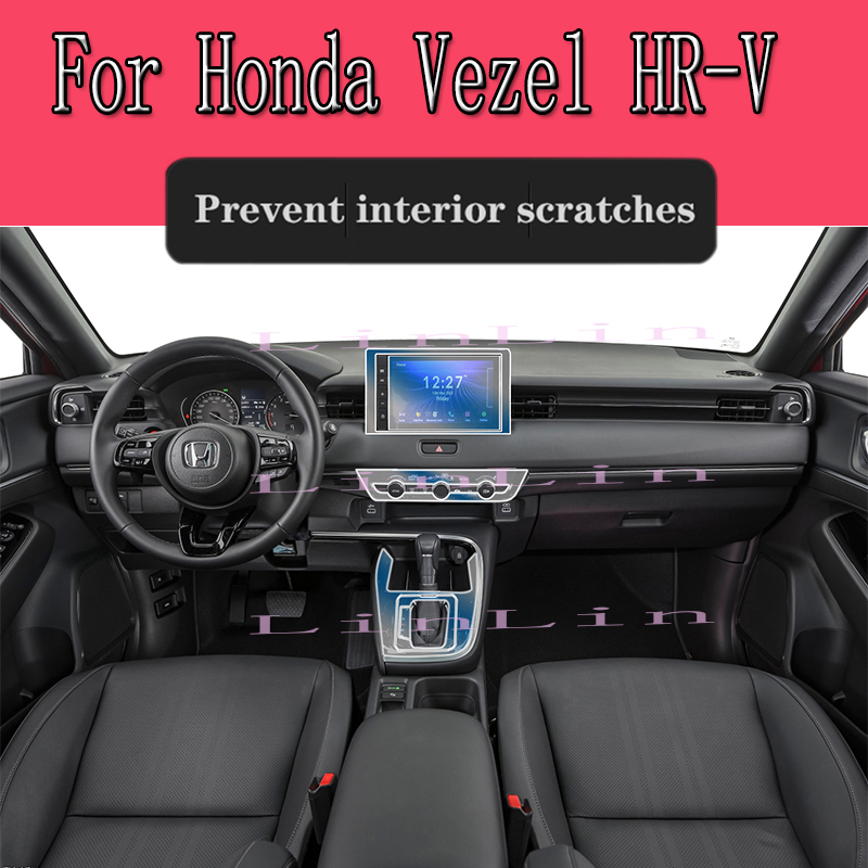 Table Tennis Zone - Für Honda Vezel HR-V 2021-2022 Auto-Innenraumfolie