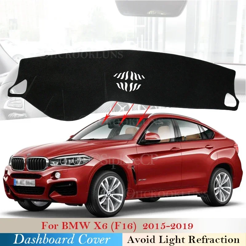 Table Tennis Zone - Armaturenbrett-Sonnenschutz, Anti-UV-Teppich für BMW X6 F16