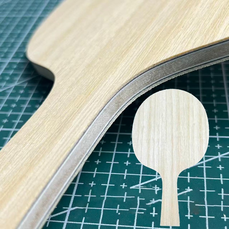 Table Tennis Custom Bat - 9-lagiges, verdicktes Tischtennisschlägerholz, DIY Carbonfaser, individuell