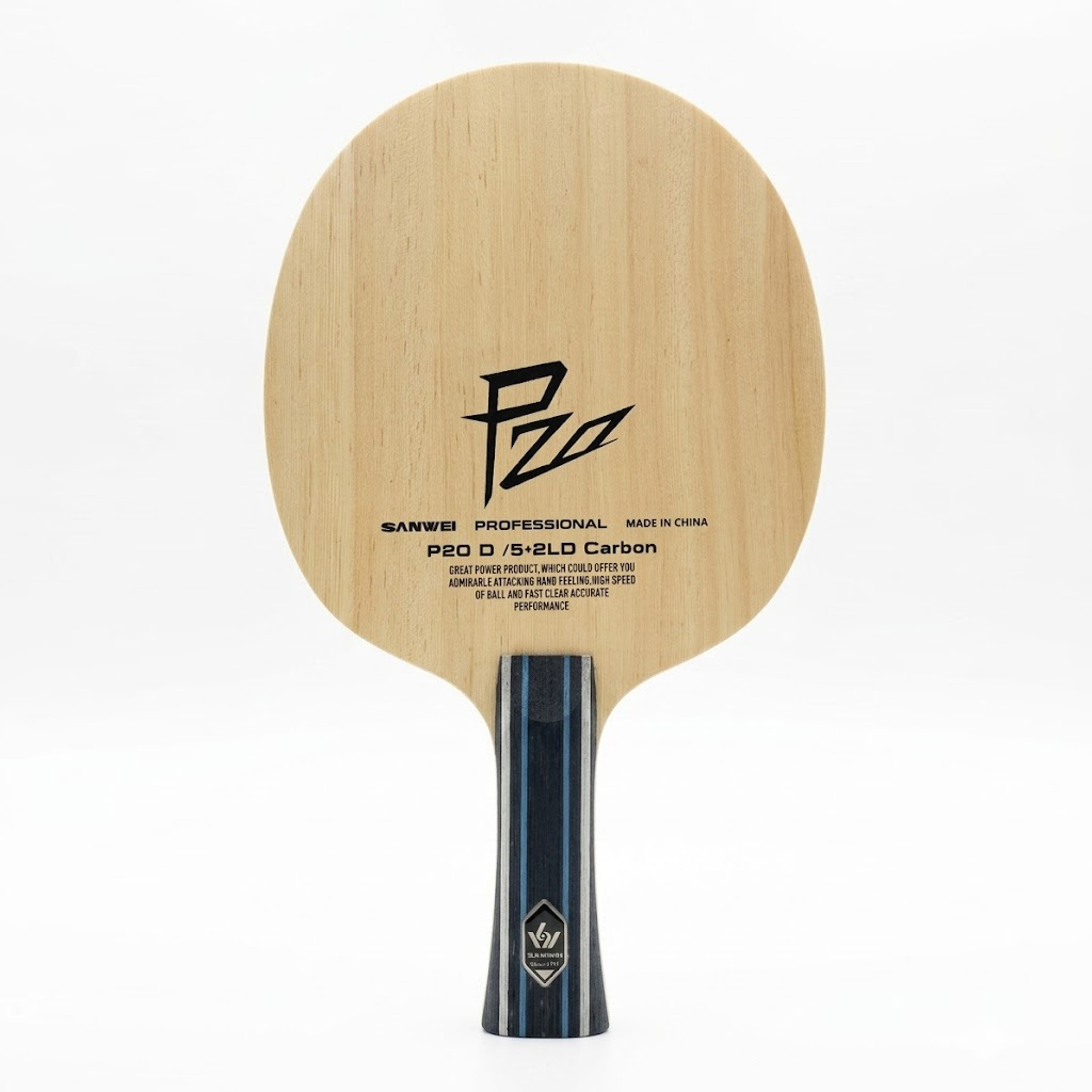 2026 Neuer SANWEI P20 D Carbon – Table Tennis Custom Bat Bewertung und Preis