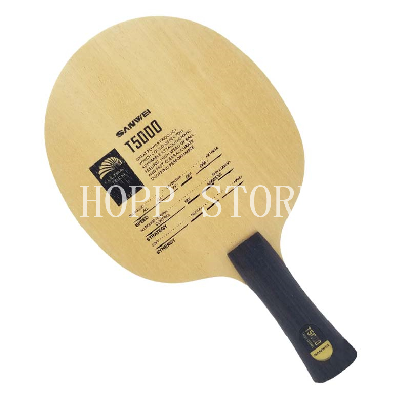 Original SANWEI T5000 CARBON T – Table Tennis Custom Bat Bewertung und Preis