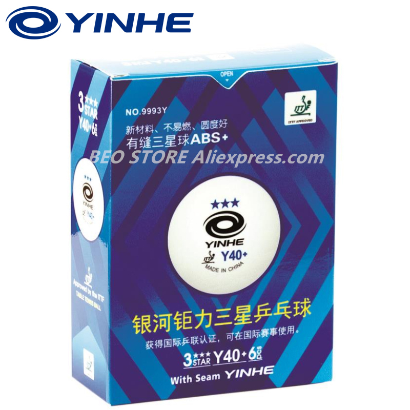 60 Bälle YINHE 3-Sterne Y40+ H – Table Tennis Olympics Bewertung und Preis