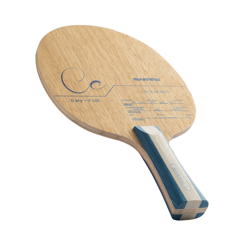 SANWEI CC CARBON Tischtennis B – Table Tennis Custom Bat Bewertung und Preis