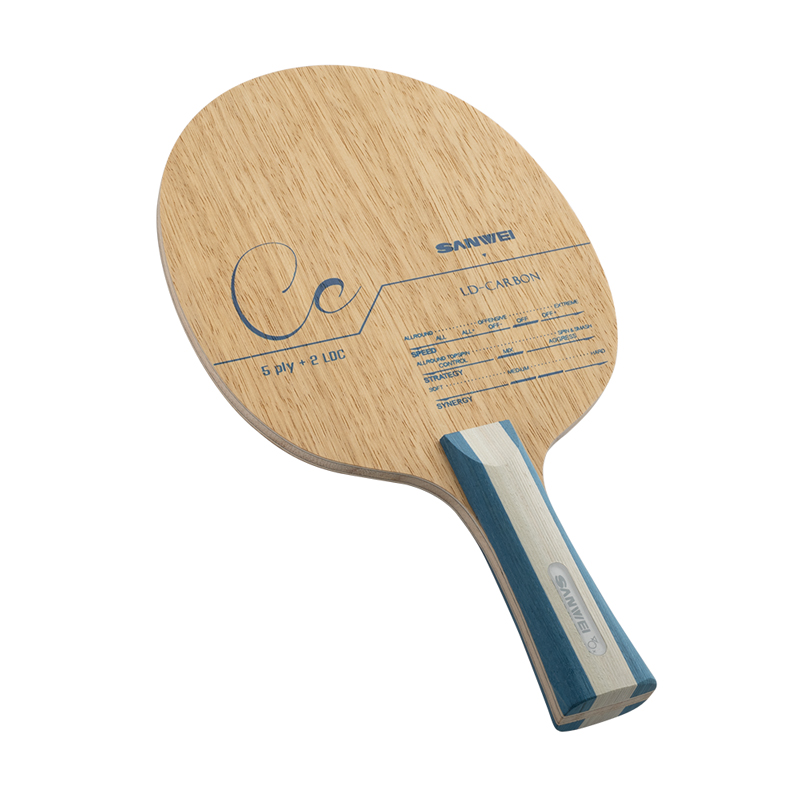 SANWEI CC CARBON Tischtennis B – Table Tennis Custom Bat Bewertung und Preis
