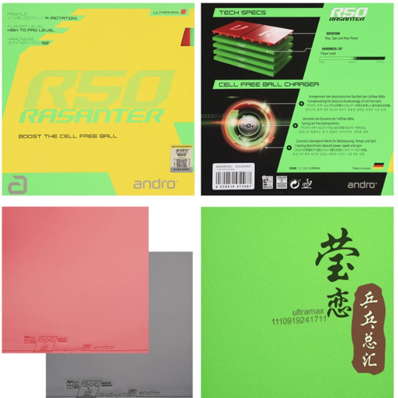 Andro Rasanter R45 47 50 C45 4 – Table Tennis Games Bewertung und Preis