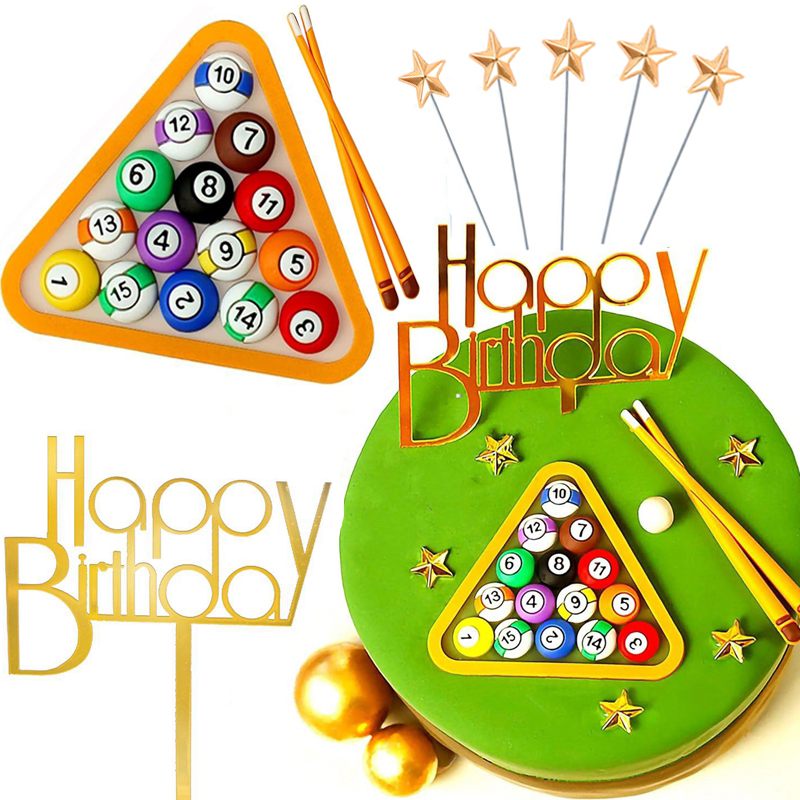 Billard Ball Kuchen Dekoration – Table Tennis Olympics Bewertung und Preis