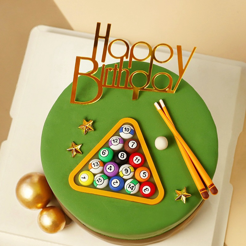 Billard Ball Kuchen Dekoration – Table Tennis Olympics Bewertung und Preis
