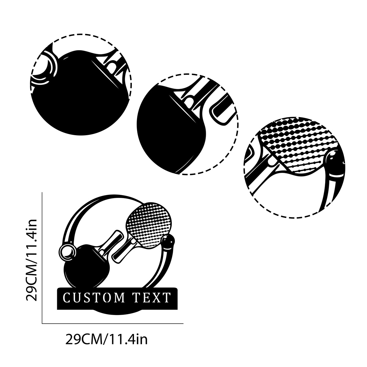 Benutzerdefinierte Tischtennis – Table Tennis Custom Bat Bewertung und Preis