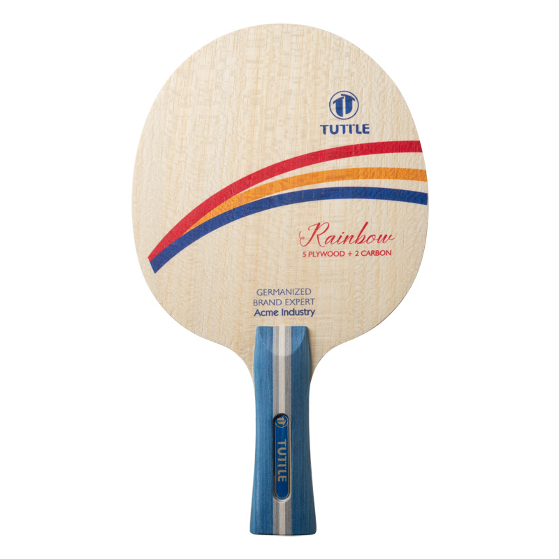 TUTTLE Rainbow Carbon Tischten – Table Tennis Custom Bat Bewertung und Preis
