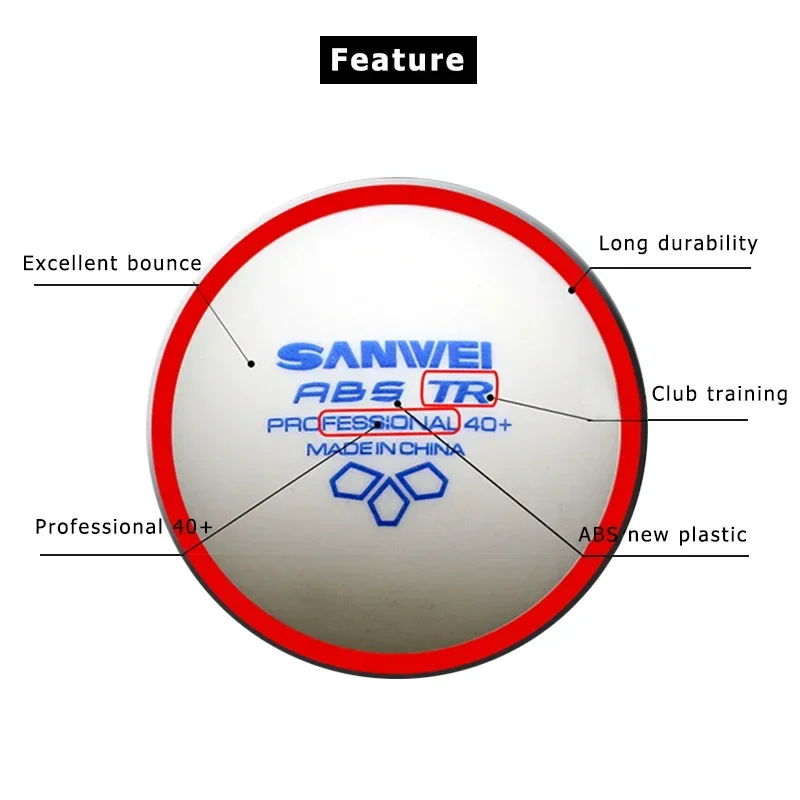 SANWEI TR 3-Sterne-Tischtennis – Table Tennis Vr Bewertung und Preis